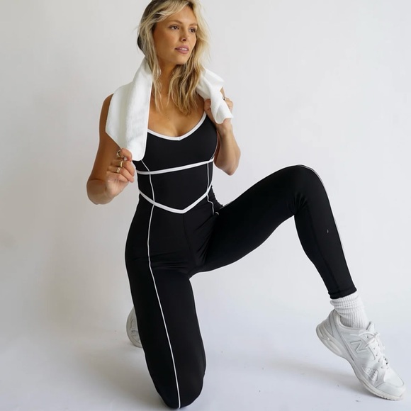 Yllw the label Pants - Yllw The Label black work out bodysuit / jumpsuit / onesie